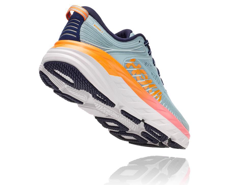 Hoka One One Løbesko Dame - Bondi 7 - Blå - 256840REY